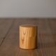 【再入荷】ろくろ挽きの欅の木の茶筒（小）の画像