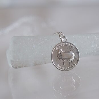 Eigðu góðan dag necklace　silver925　羊コインネックレス　シルバーの画像