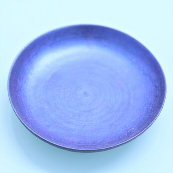 麟　Lin　10cm丸小皿 -Blue-の画像