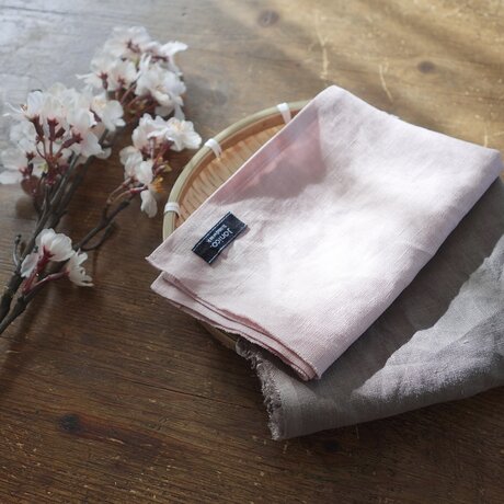春色キッチンクロス 桜&ほうじ茶の画像