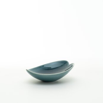 bowl 15cm｜leaf｜blueの画像