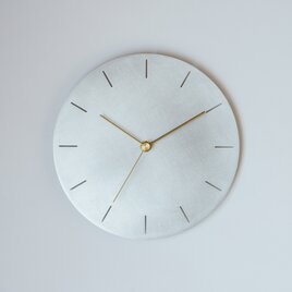 壁掛け時計−タイプ2しるし入り / アルミニウムの画像
