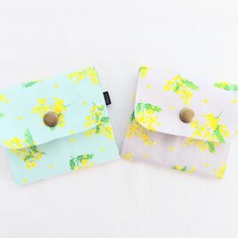 ミモザの花ミニミニ財布（２種)の画像